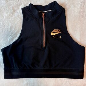 Nike air 2025 crop top black rose gold size medium 6
